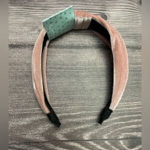 Gemma Simone Velvet Pink Kids Headband